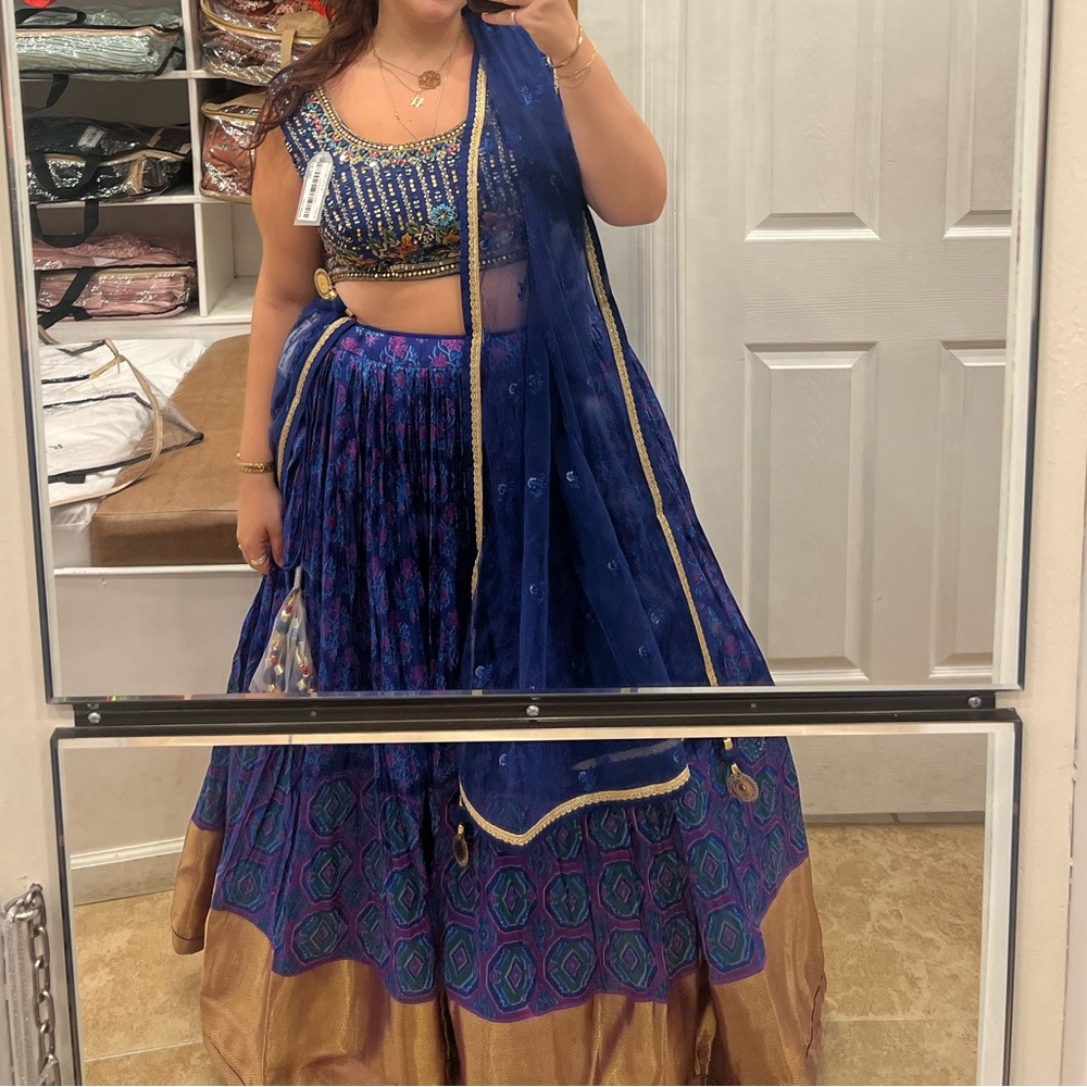 Lehenga for sale. Worn once! Beautiful detail design.